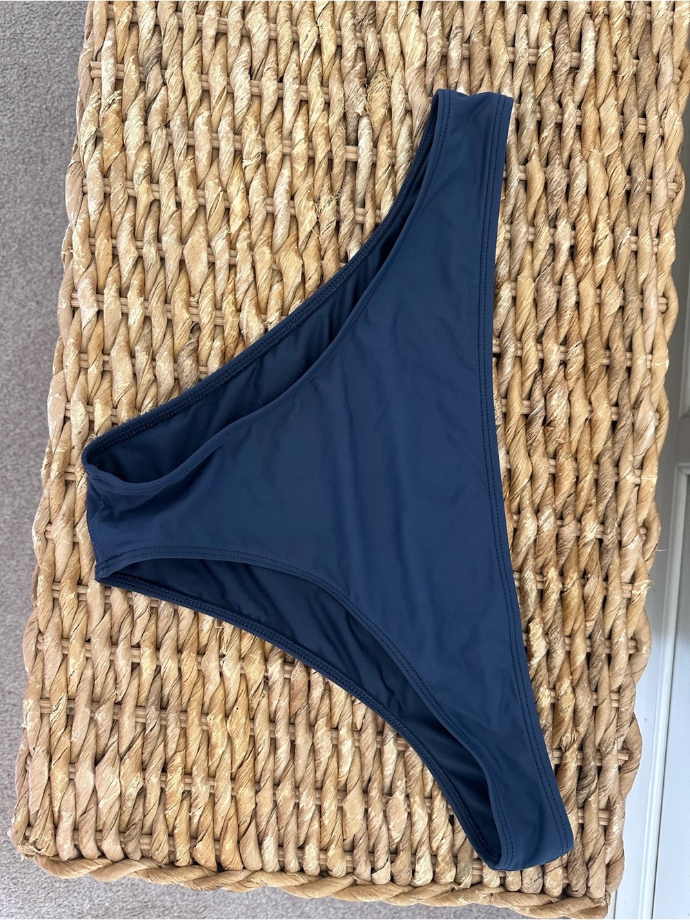 Roxy Navy One-Shoulder Swim Bottom